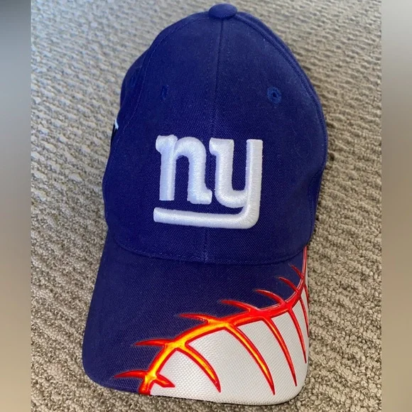 NY Giants Reebok NFL Pro Line Hat Adjustable Back - Picture 2 of 8